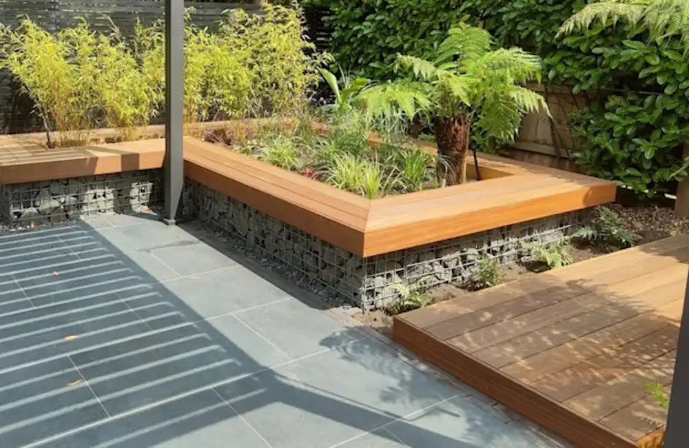 Hardwood Balau decking smooth side